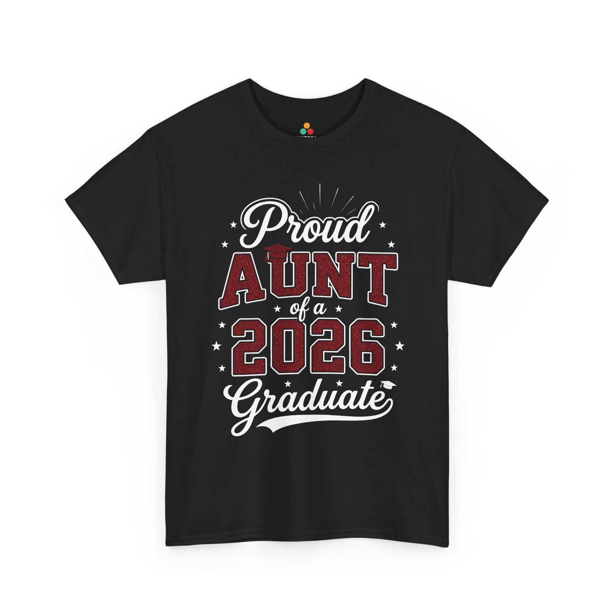 Proud Aunt of a 2026 Graduate Unisex T-shirt Graduation Gift TEEZOCA