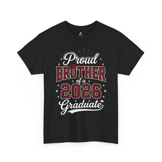 Proud Brother of a 2026 Graduate Unisex T-shirt Graduation Gift | TEEZOCA 