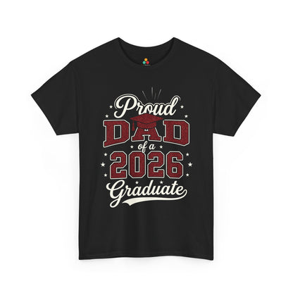 Proud Dad of a 2026 Graduate Unisex T-shirt Graduation Gift | TEEZOCA 