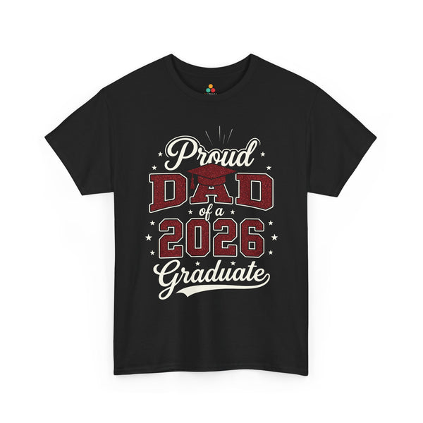 Proud Dad of a 2026 Graduate Unisex T-shirt Graduation Gift TEEZOCA