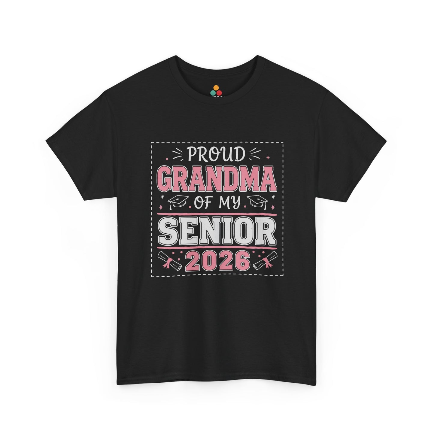 Proud Grandma Of My Senior 2026 T‑Shirt – Graduation Grandma Gift Tee | TEEZOCA 