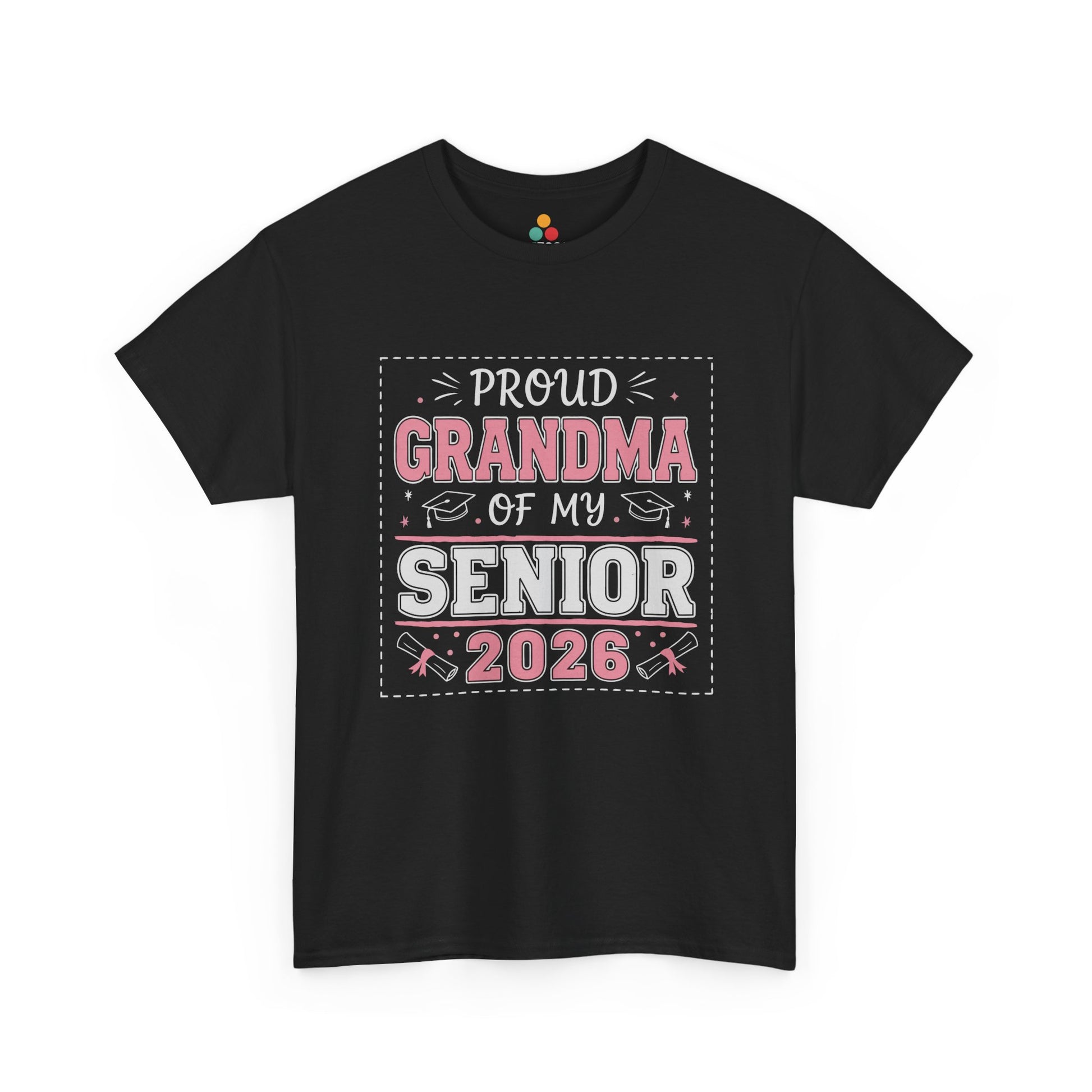 Proud Grandma Of My Senior 2026 T‑Shirt – Graduation Grandma Gift Tee | TEEZOCA 
