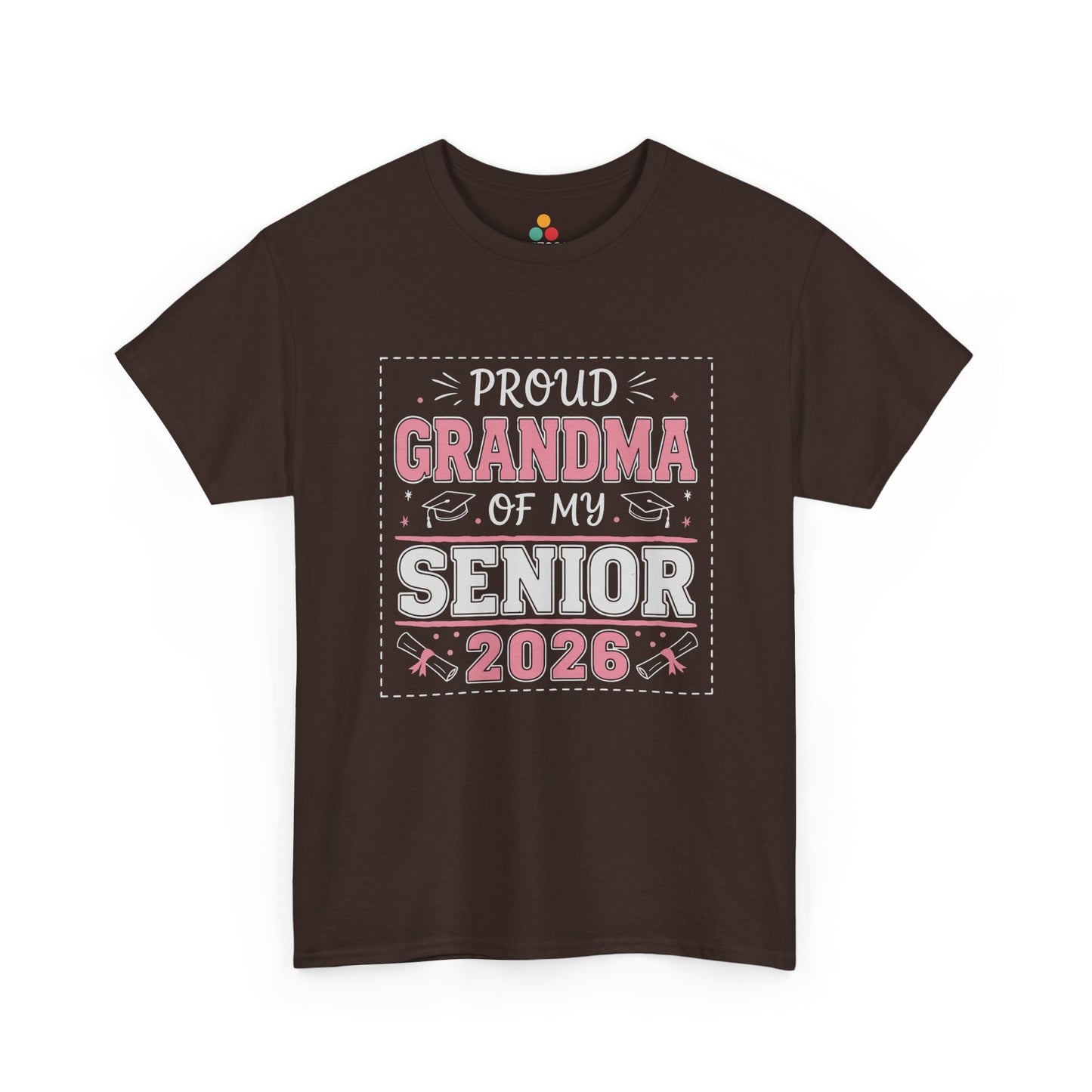 Proud Grandma Of My Senior 2026 T‑Shirt – Graduation Grandma Gift Tee | TEEZOCA 