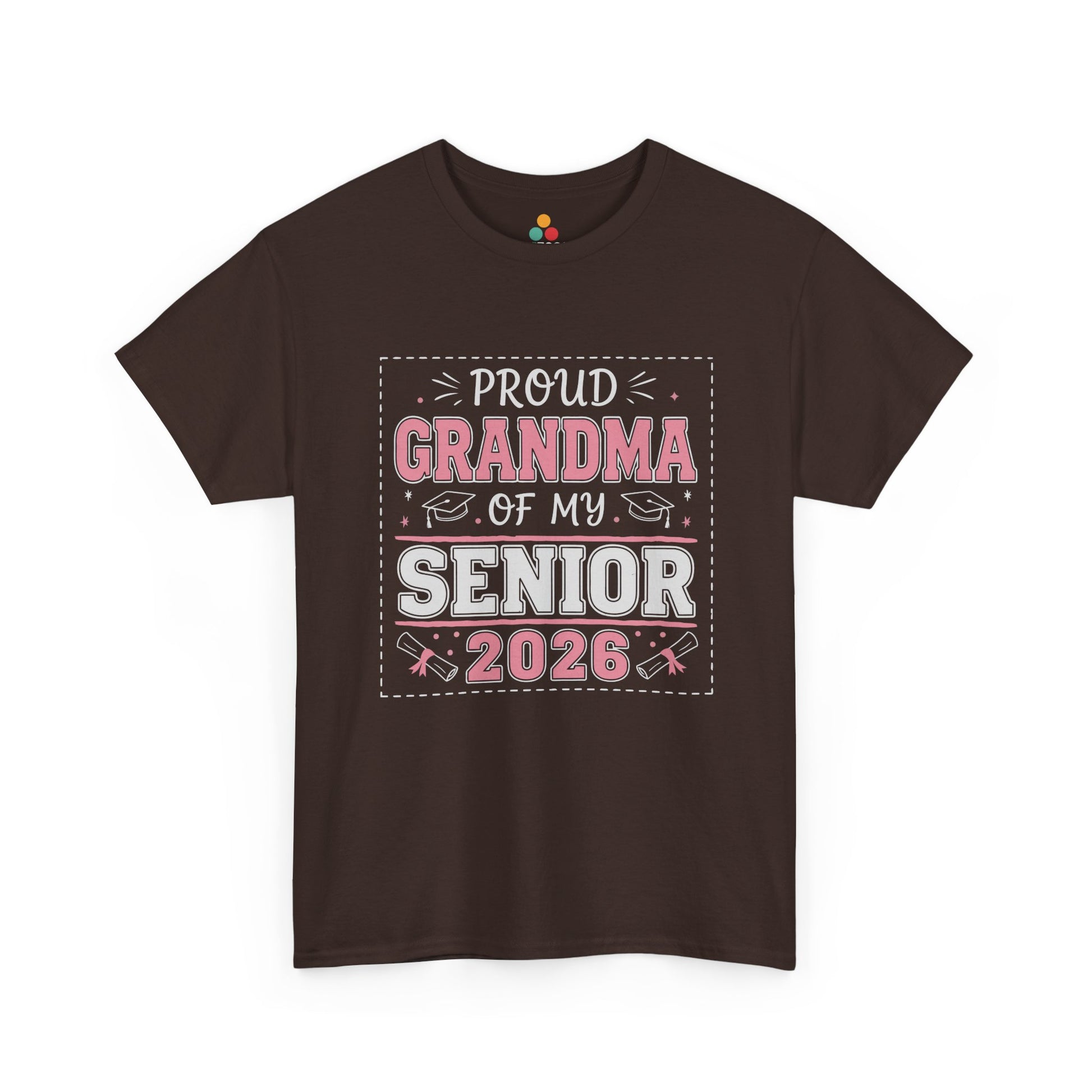 Proud Grandma Of My Senior 2026 T‑Shirt – Graduation Grandma Gift Tee | TEEZOCA 