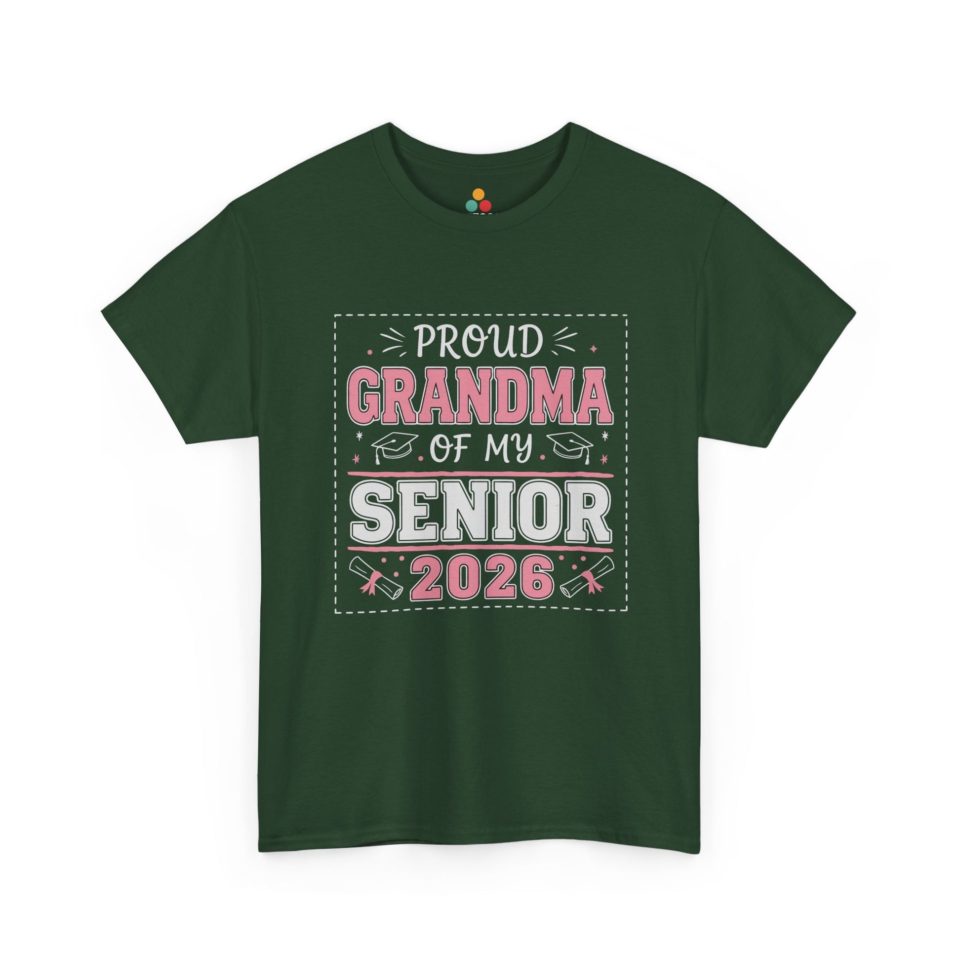 Proud Grandma Of My Senior 2026 T‑Shirt – Graduation Grandma Gift Tee | TEEZOCA 