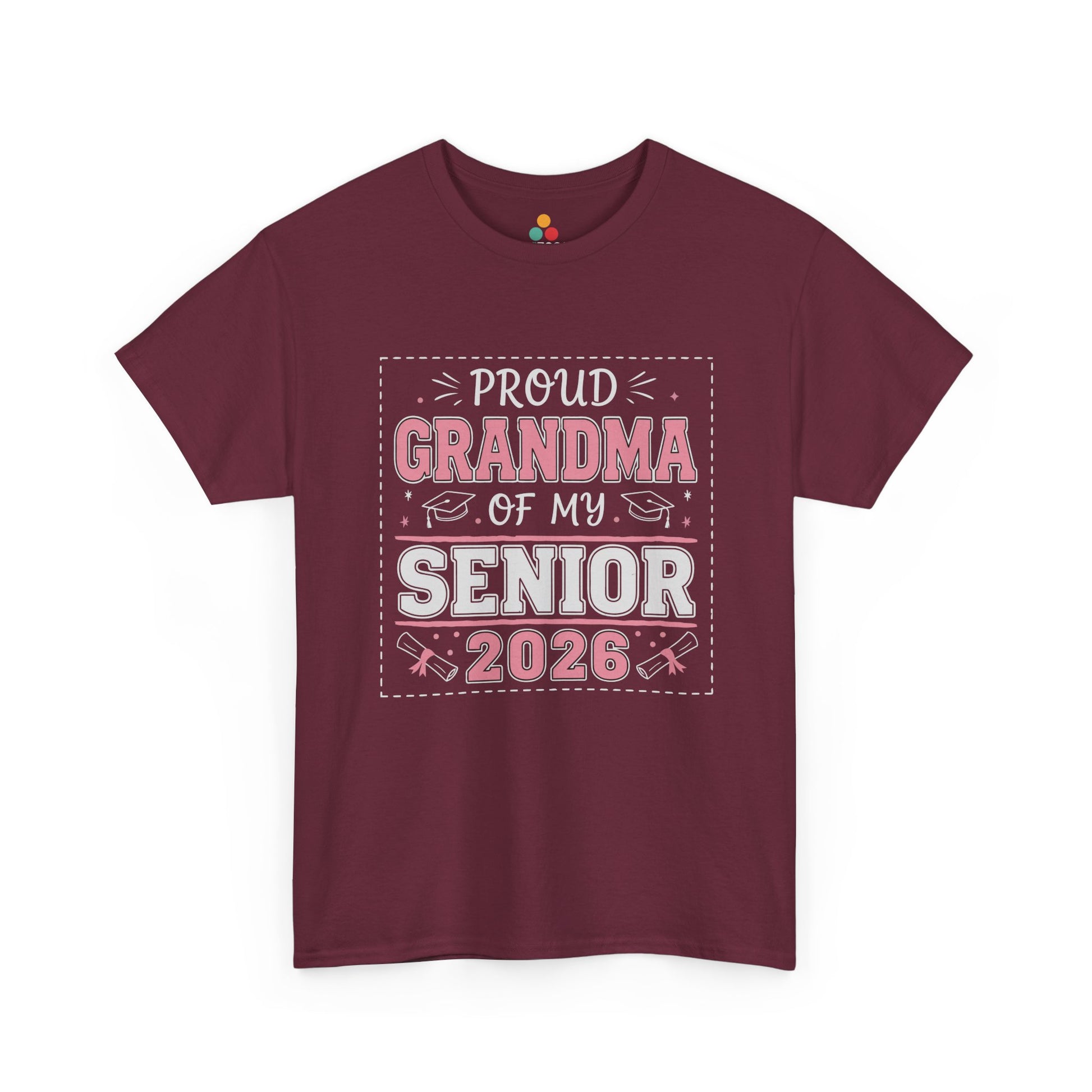 Proud Grandma Of My Senior 2026 T‑Shirt – Graduation Grandma Gift Tee | TEEZOCA 