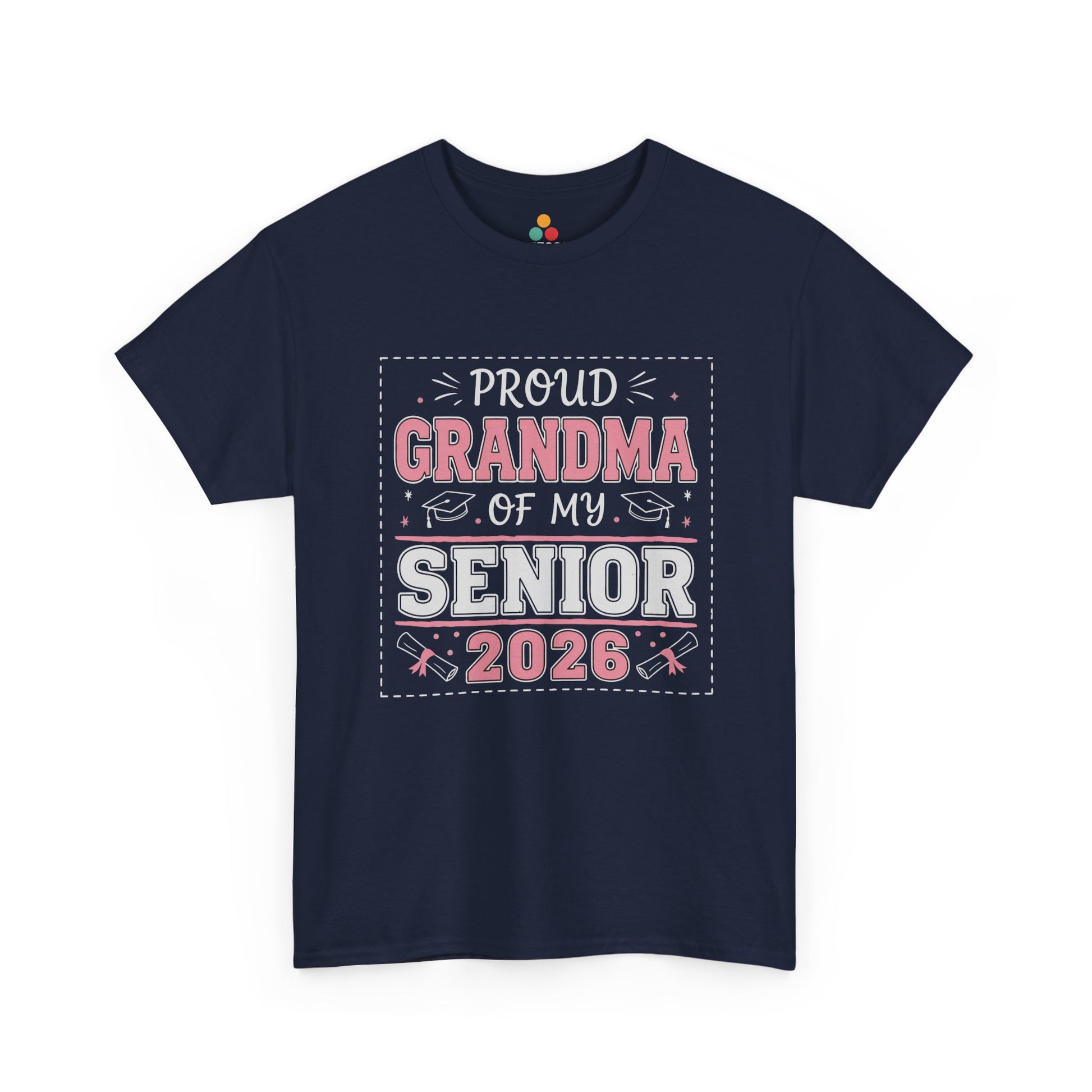 Proud Grandma Of My Senior 2026 T‑Shirt – Graduation Grandma Gift Tee | TEEZOCA 