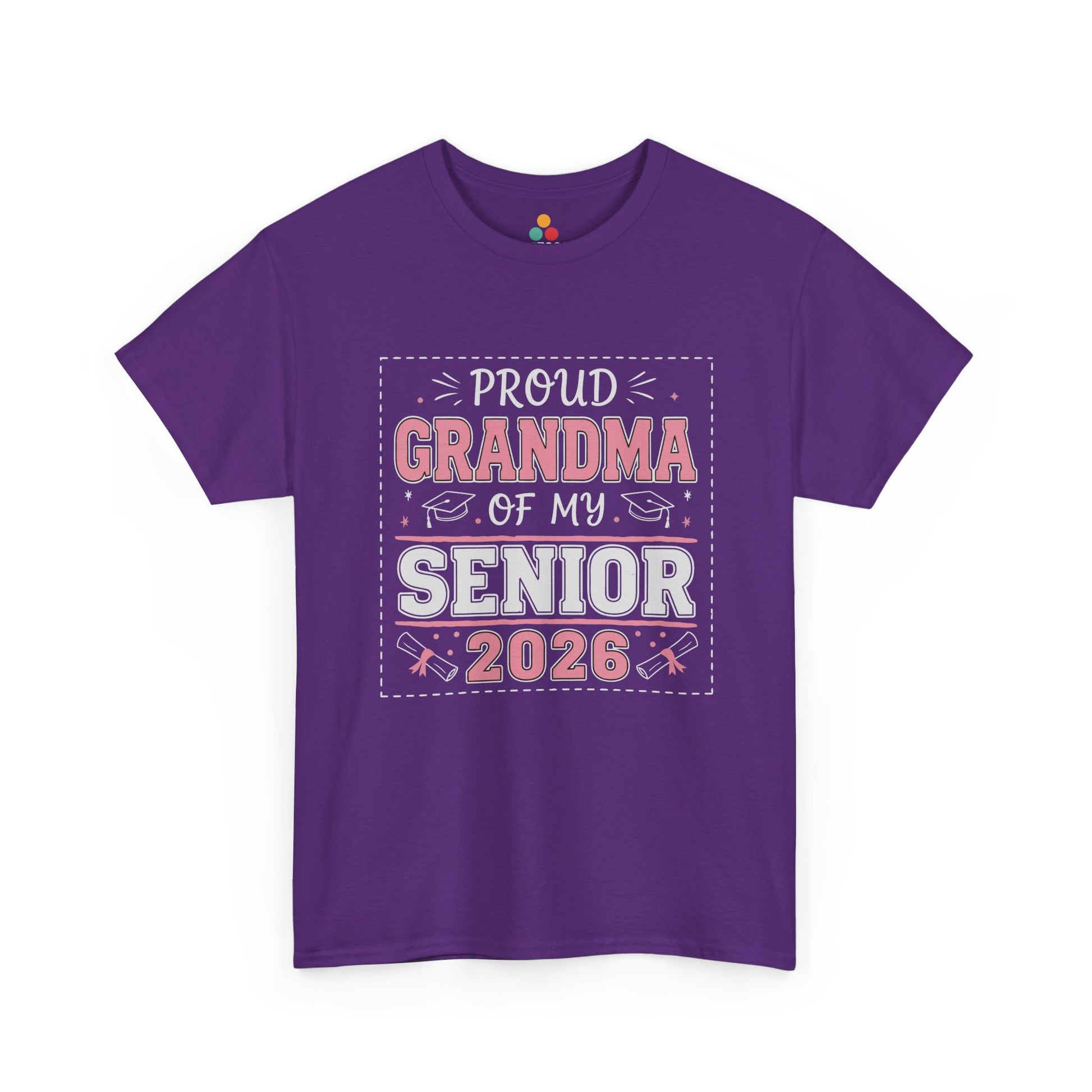 Proud Grandma Of My Senior 2026 T‑Shirt – Graduation Grandma Gift Tee | TEEZOCA 