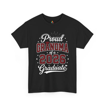 Proud Grandma of a 2026 Graduate Unisex T-shirt Gift | TEEZOCA 