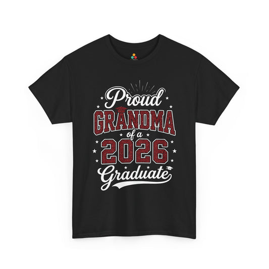 Proud Grandma of a 2026 Graduate Unisex T-shirt Gift | TEEZOCA 