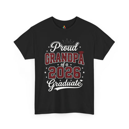 Proud Grandpa of a 2026 Graduate Unisex T-shirt Gift | TEEZOCA 