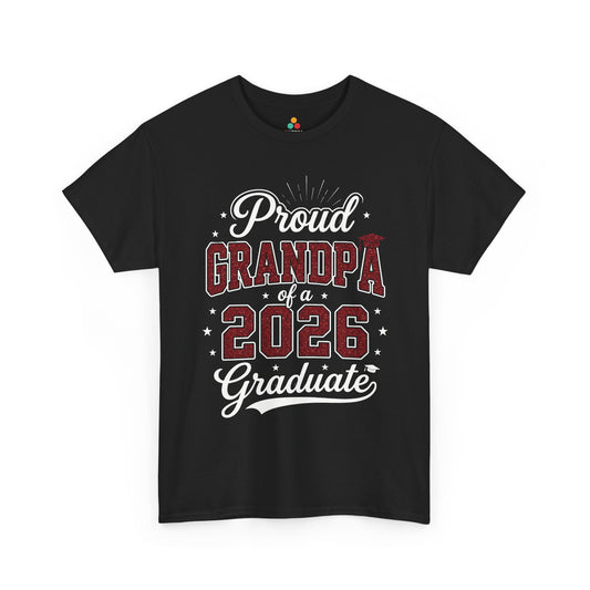 Proud Grandpa of a 2026 Graduate Unisex T-shirt Gift | TEEZOCA 