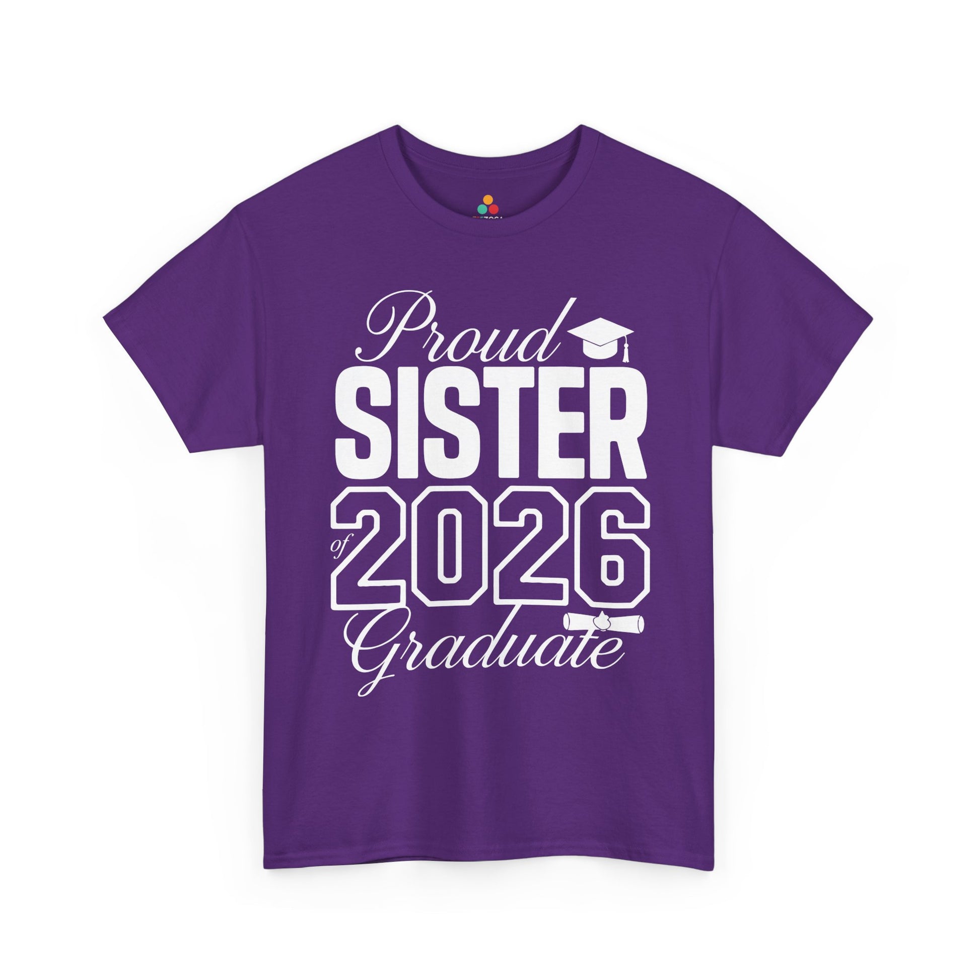 Proud Sister Class of 2026 Unisex T-shirt Graduation Gift Shirt | TEEZOCA 