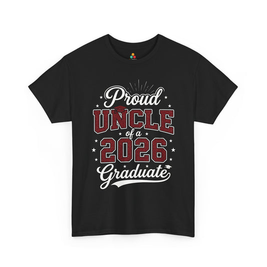 Proud Uncle of a 2026 Graduate Unisex T-shirt Graduation Gift | TEEZOCA 