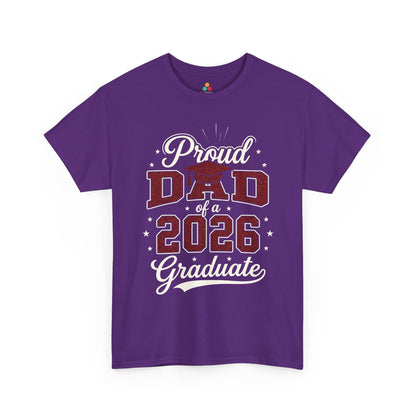 Proud Dad of a 2026 Graduate Unisex T-shirt Graduation Gift | TEEZOCA 