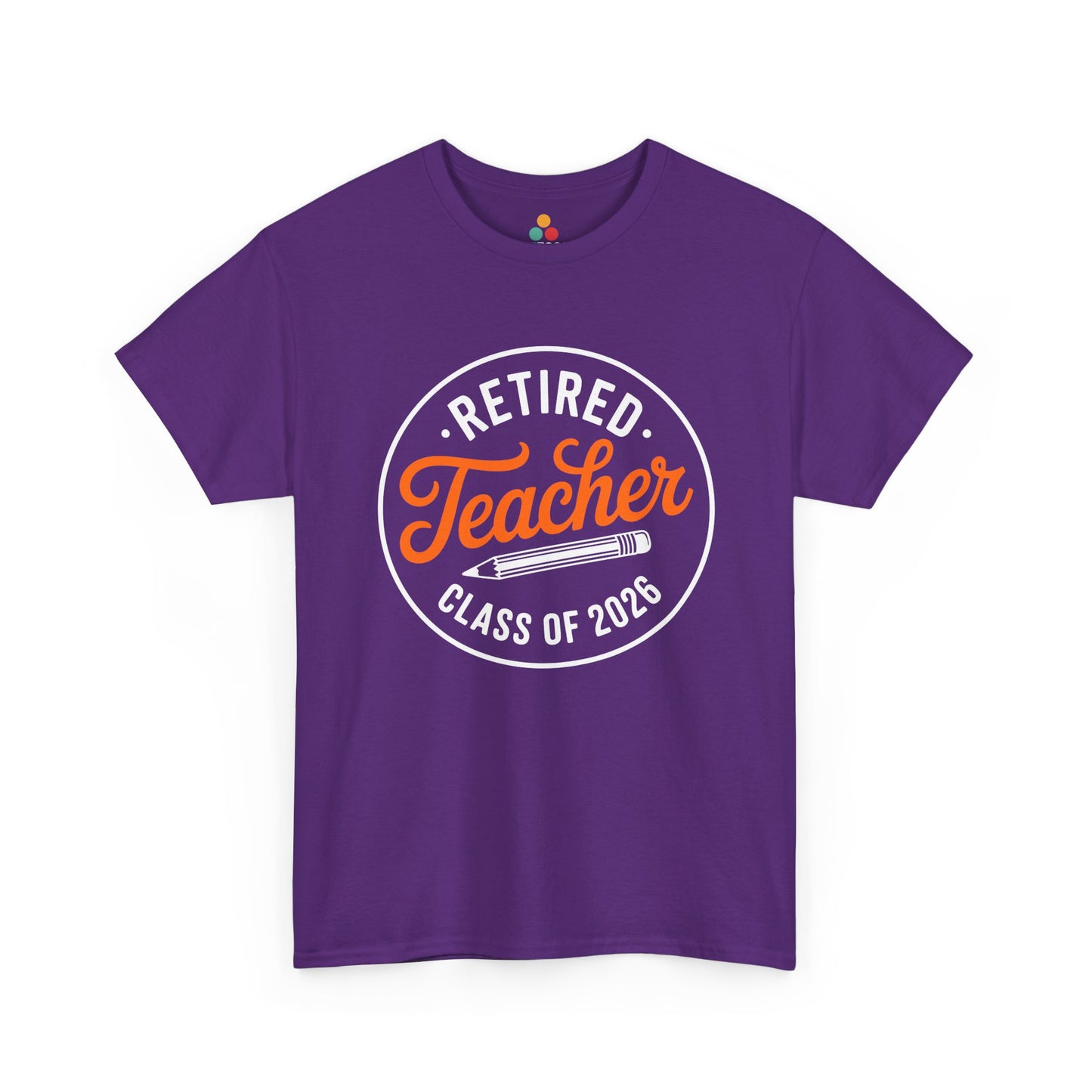 Purple Retired Teacher Class of 2026 Funny T‑Shirt – TEEZOCA Educator Gift TEEZOCA
