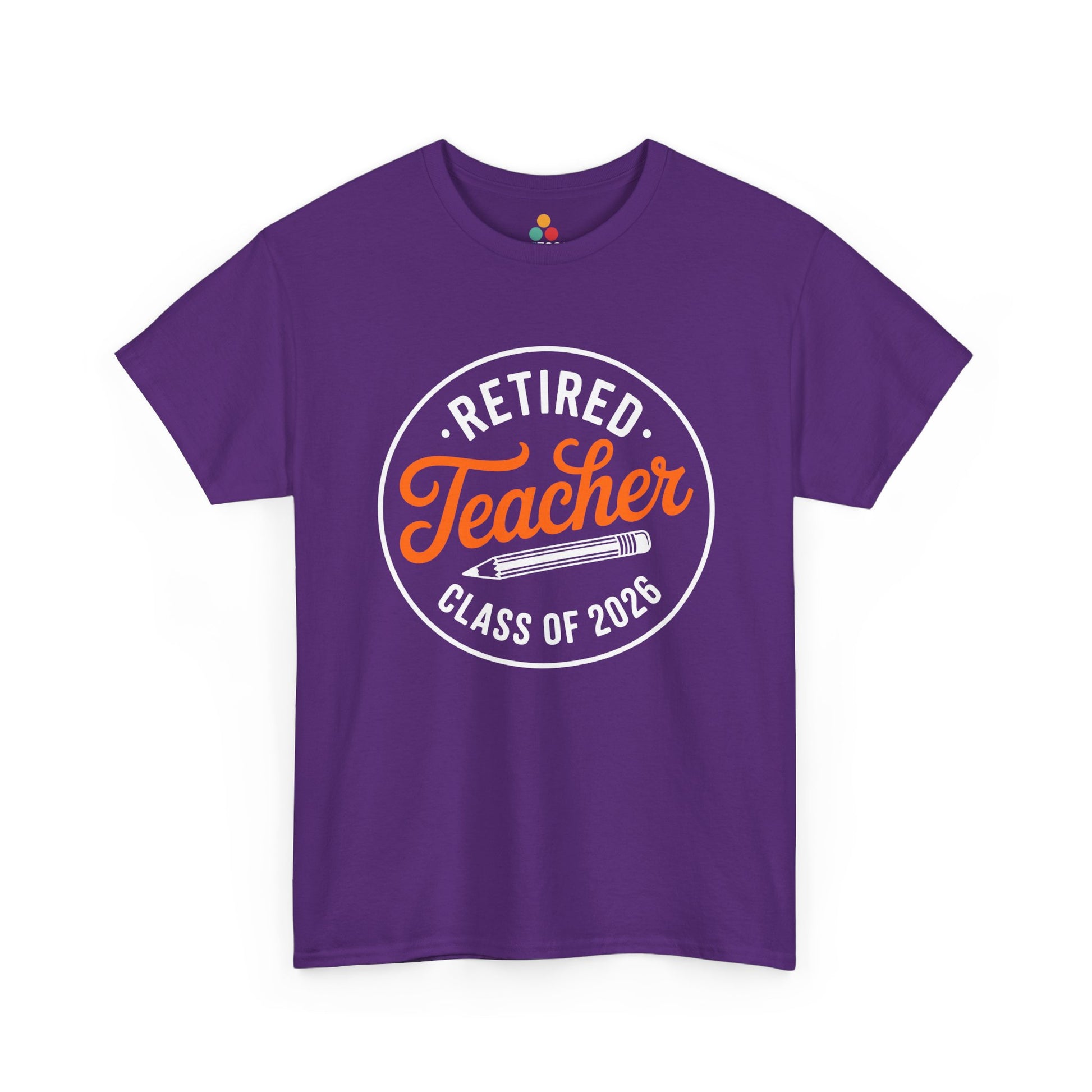 Purple Retired Teacher Class of 2026 Funny T‑Shirt – TEEZOCA Educator Gift TEEZOCA