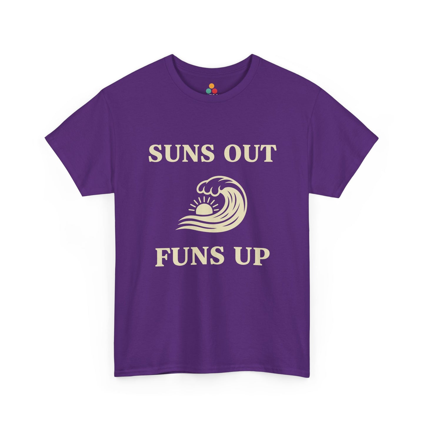 Suns Out Funs Up T-Shirt – Retro Summer Wave Surfing Gift | TEEZOCA 