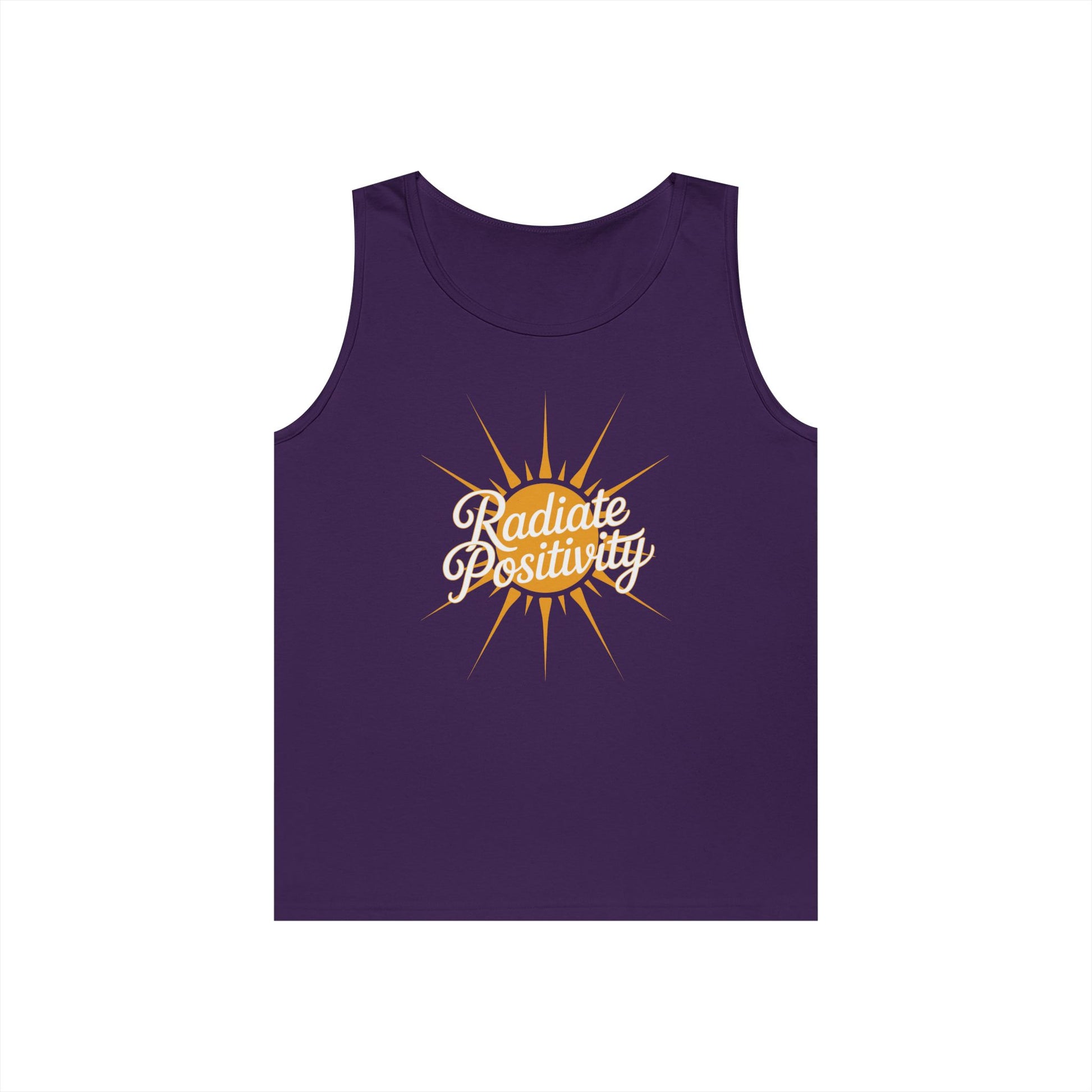 Radiate Positivity Unisex Tank Top for Uplifting Summer Streetwear Style | TEEZOCA 