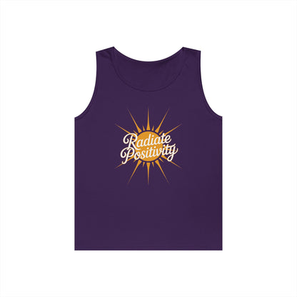 Radiate Positivity Unisex Tank Top for Uplifting Summer Streetwear Style | TEEZOCA 
