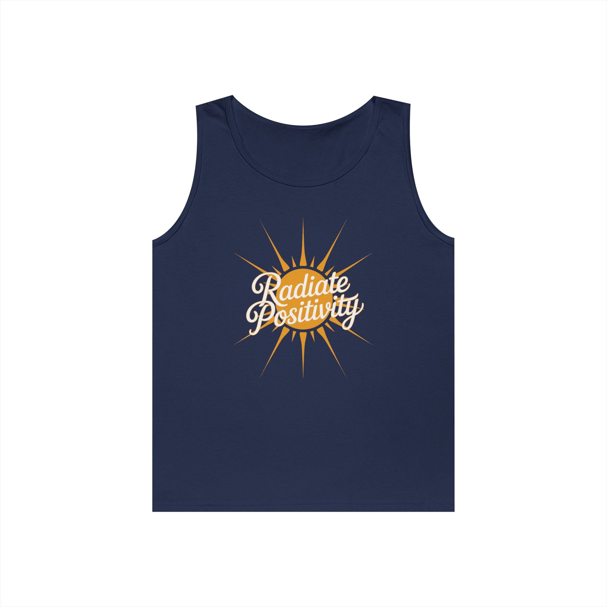 Radiate Positivity Unisex Tank Top for Uplifting Summer Streetwear Style | TEEZOCA 