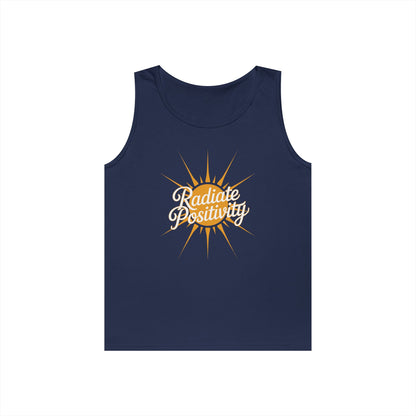 Radiate Positivity Unisex Tank Top for Uplifting Summer Streetwear Style | TEEZOCA 