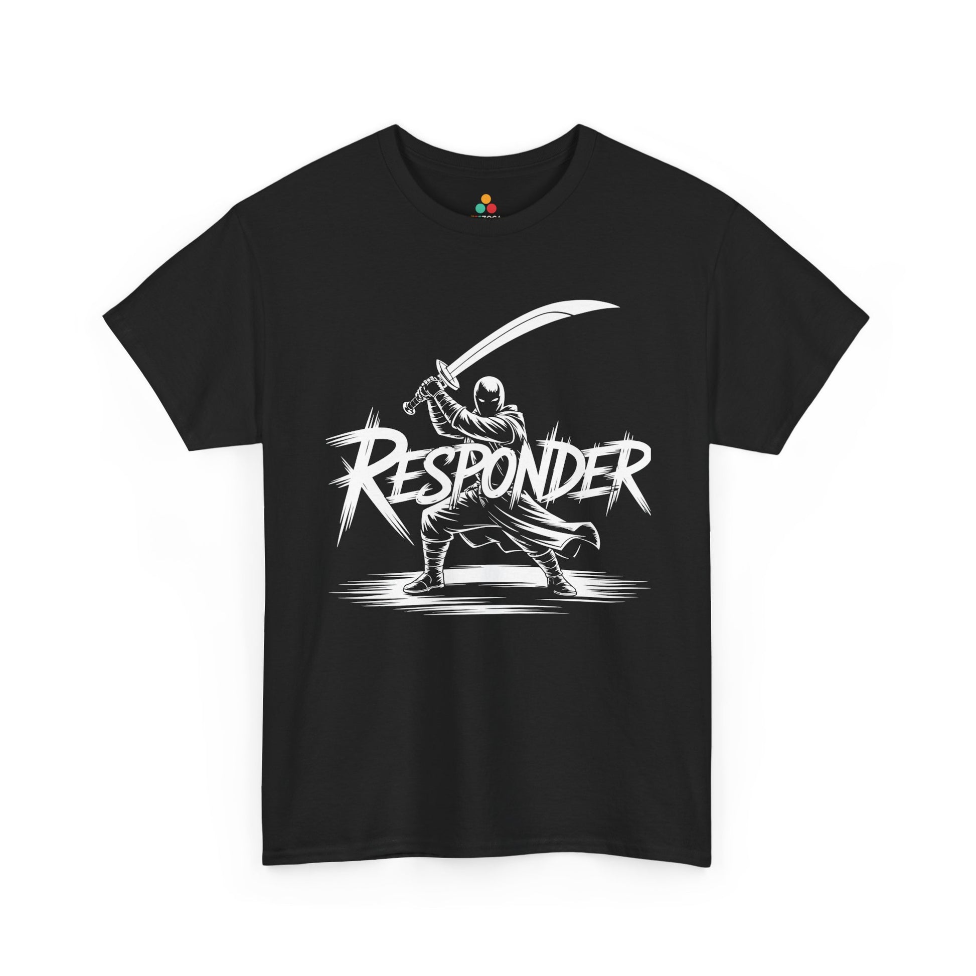 Responder Ninja Warrior Unisex T-shirt – Bold Samurai Street Style | TEEZOCA 