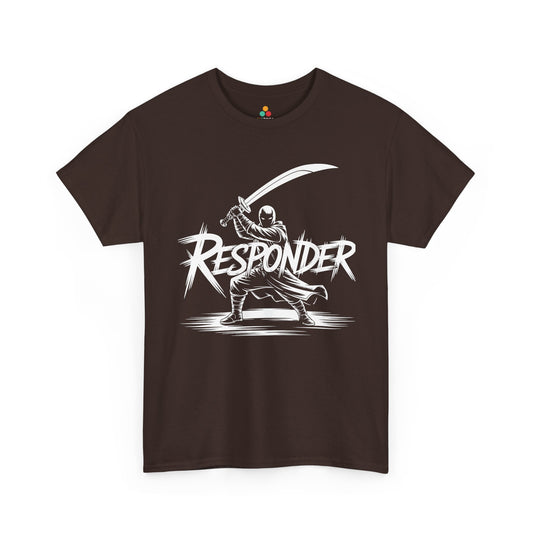 Responder Ninja Warrior Unisex T-shirt – Bold Samurai Street Style | TEEZOCA 