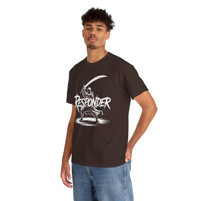 Responder Ninja Warrior Unisex T-shirt – Bold Samurai Street Style | TEEZOCA 