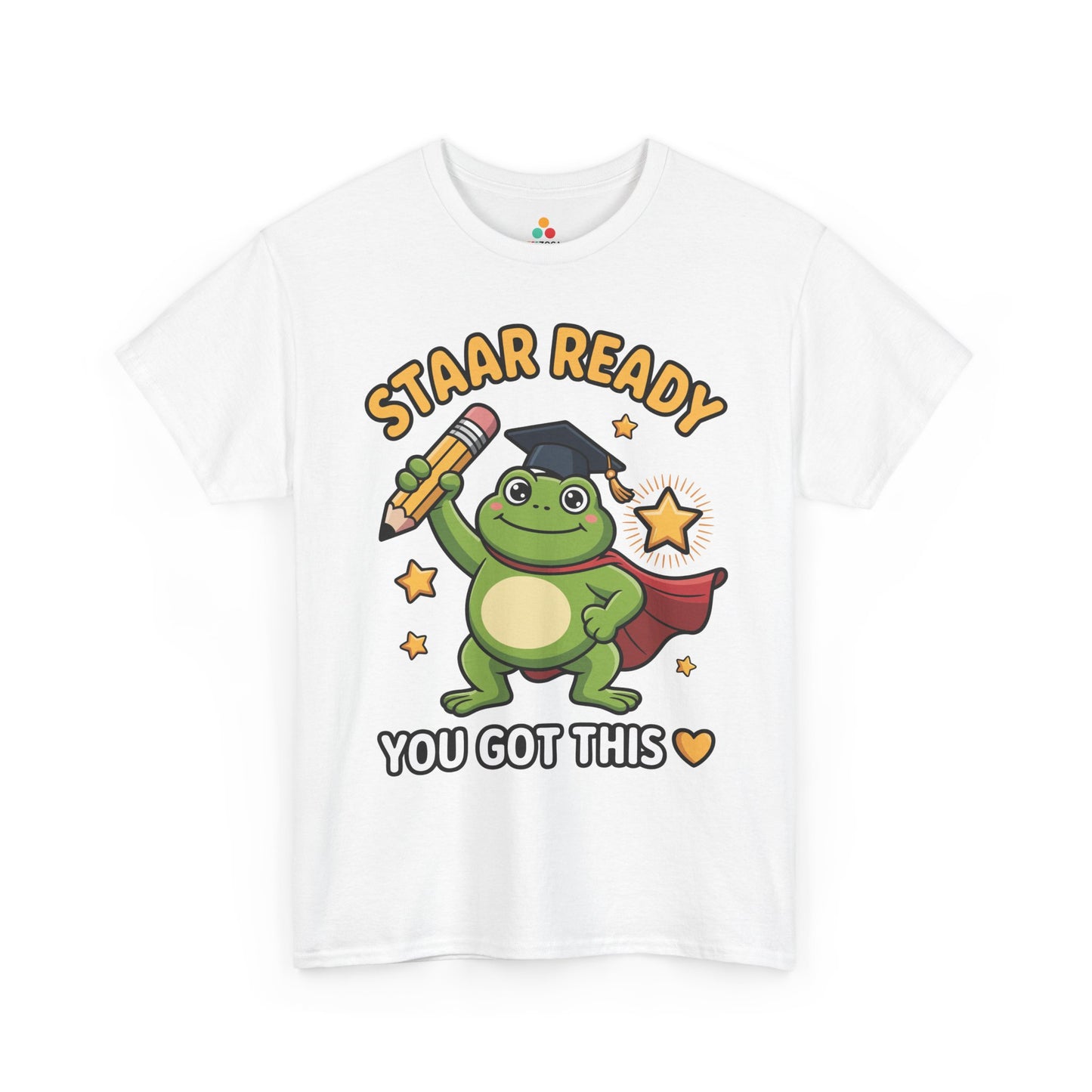 STAAR Test Shirt Cute Frog Ready Graphic Unisex T-shirt | TEEZOCA 