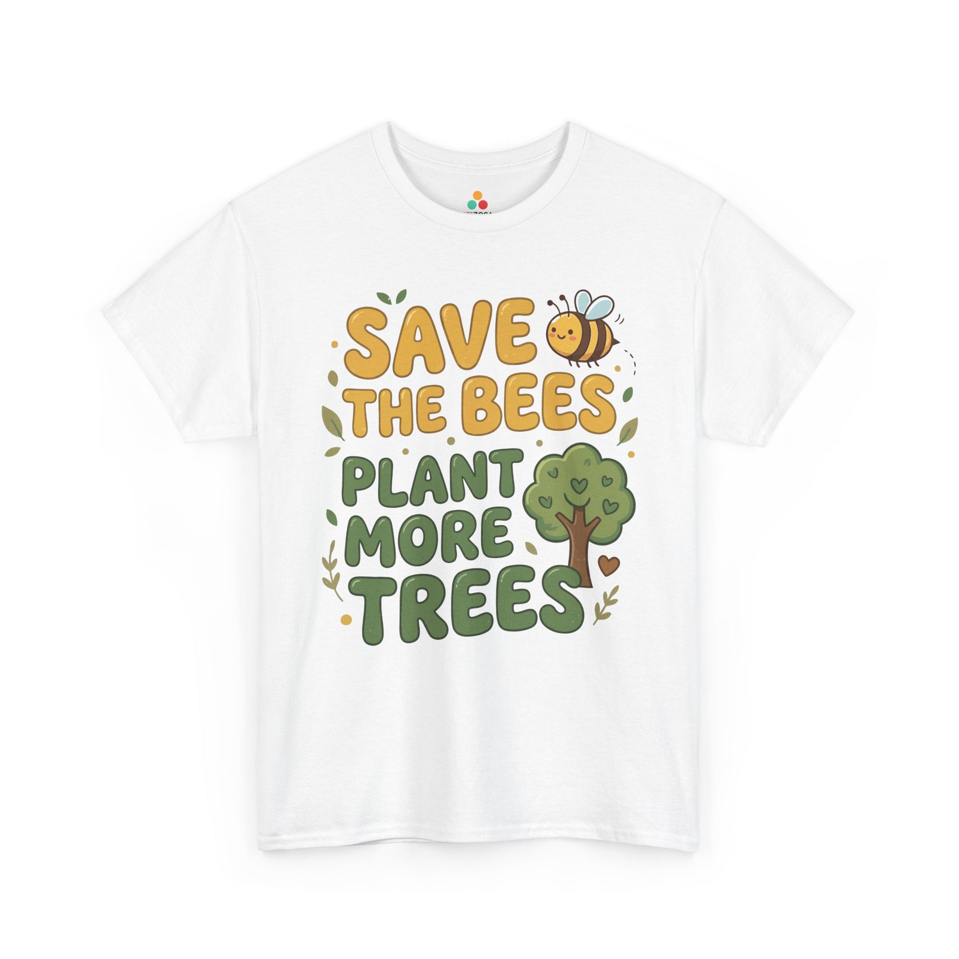 Save the Bees Plant More Trees Cute Eco Unisex T-shirt | TEEZOCA 