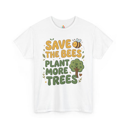 Save the Bees Plant More Trees Cute Eco Unisex T-shirt | TEEZOCA 