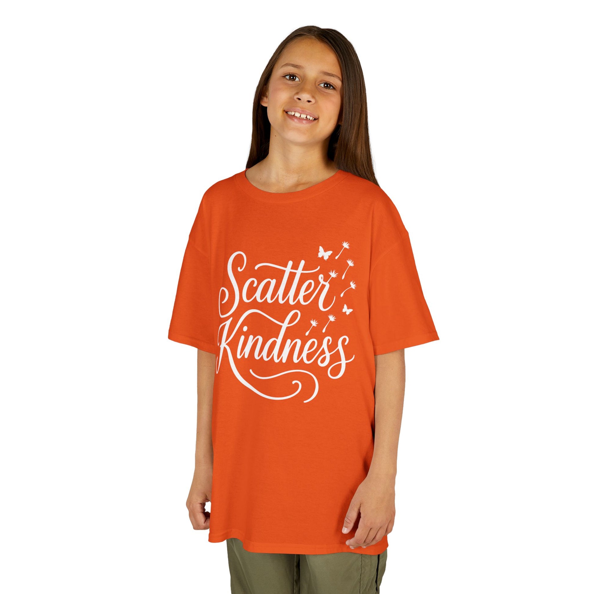 Scatter Kindness Kids T-shirt for Unity Day | TEEZOCA dandelion Scatter Kindness Kids T-shirt