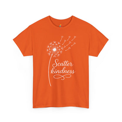 Scatter Kindness Unisex T-shirt for Unity Day Be Kind Awareness | TEEZOCA scatter kindness Unisex T-shirt unity day dandelion design
