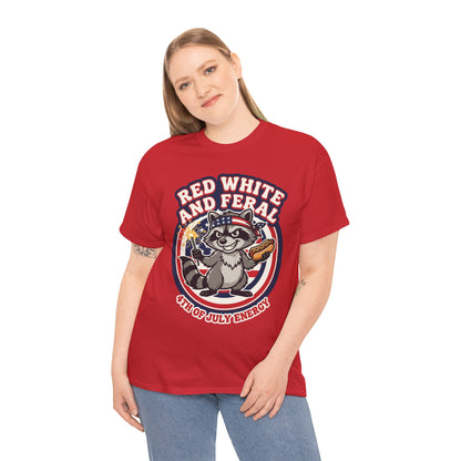 Shop this Trash Panda Shirt by TEEZOCA for 4th of July parties, BBQ hosts, raccoon fans, and cute Independence Day snack-and-sparkler humor all summer.
