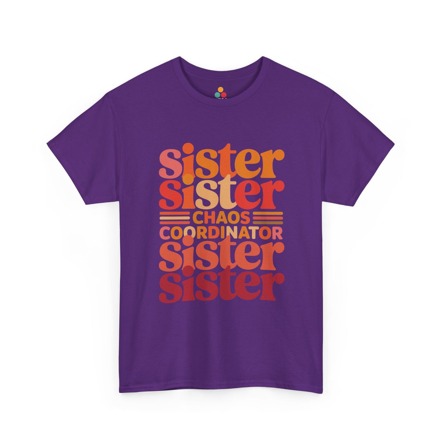 Sister Chaos Coordinator Funny T-Shirt – Sister Gag Gift | TEEZOCA 