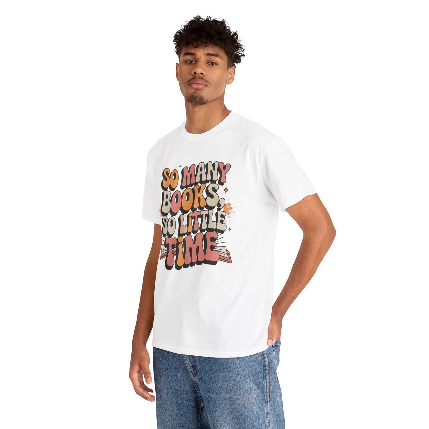 So Many Books So Little Time Retro Unisex T-shirt | TEEZOCA 