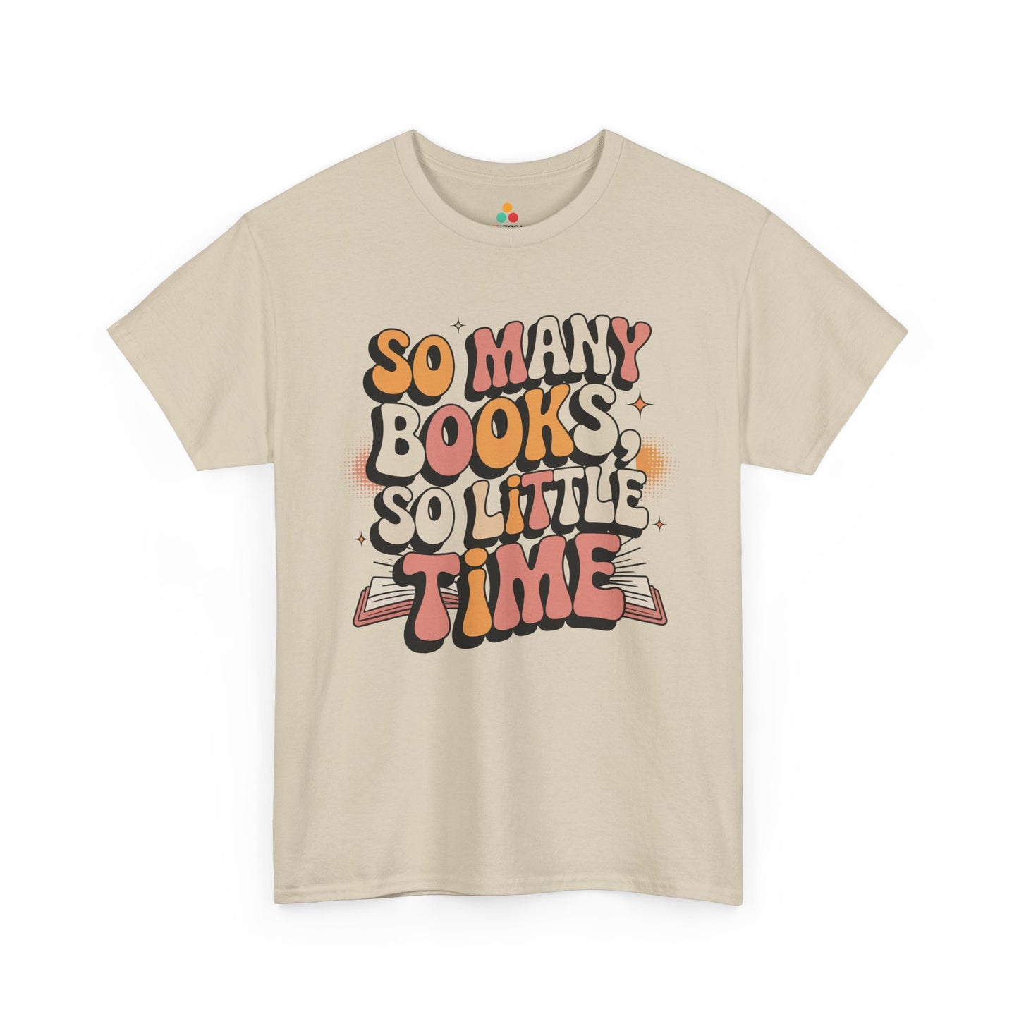 So Many Books So Little Time Retro Unisex T-shirt | TEEZOCA 