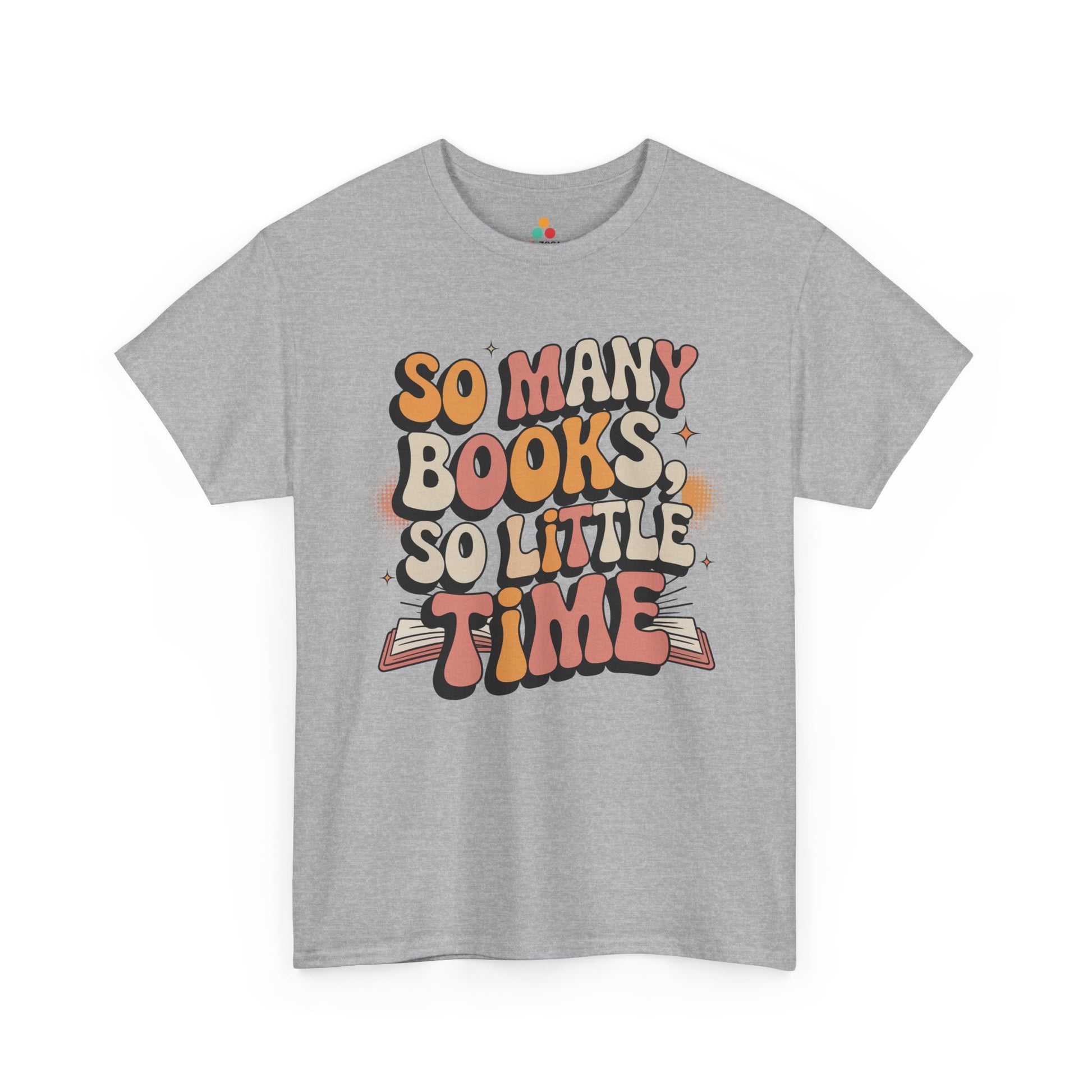 So Many Books So Little Time Retro Unisex T-shirt | TEEZOCA 