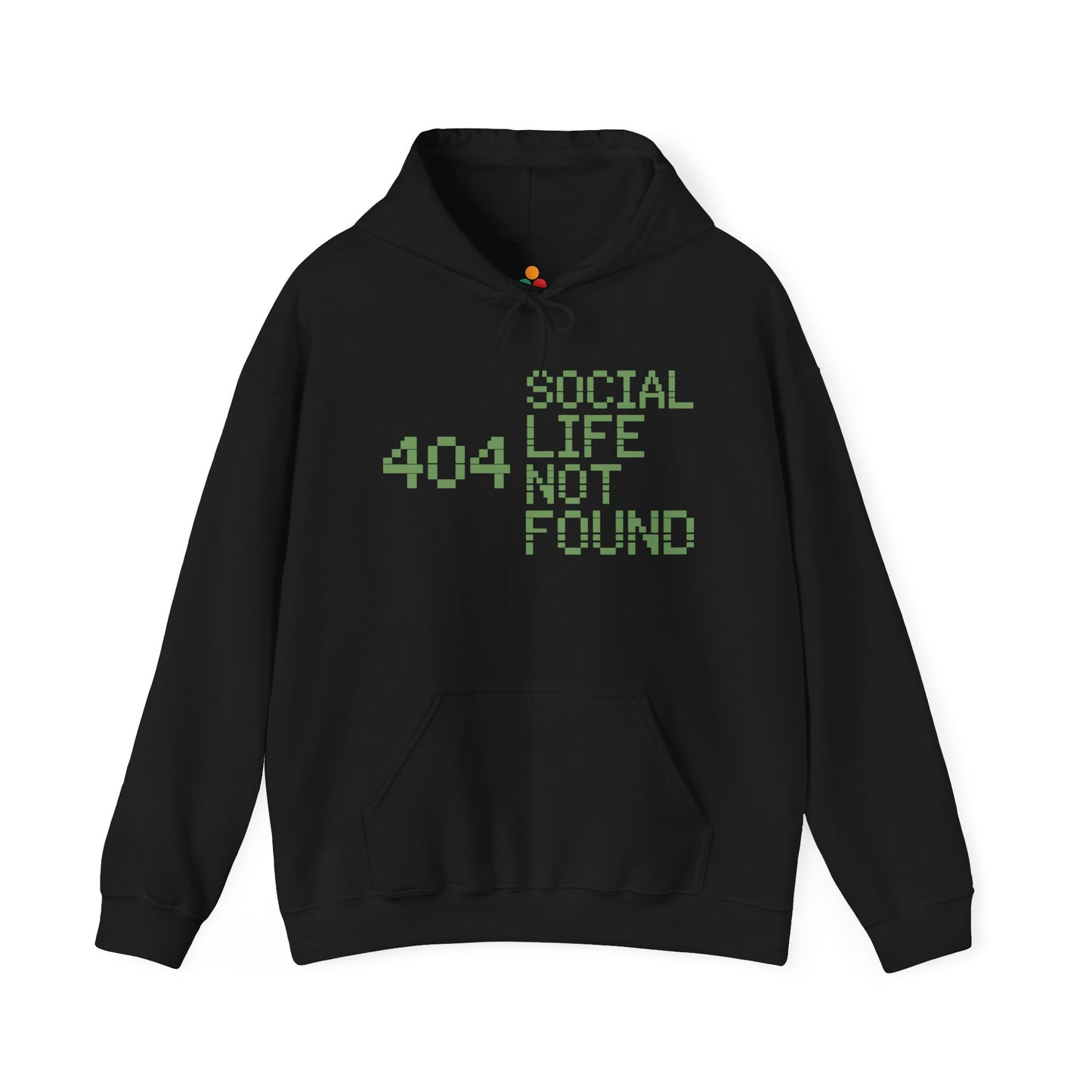 Social Life Not Found Unisex Heavy Blend Hoodie | TEEZOCA 
