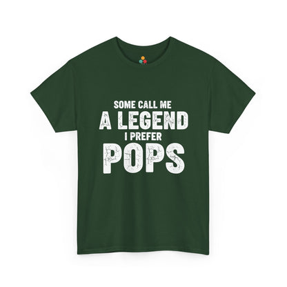 Some Call Me A Legend I Prefer Pops T-Shirt – Sarcastic Grandpa Gift | TEEZOCA 
