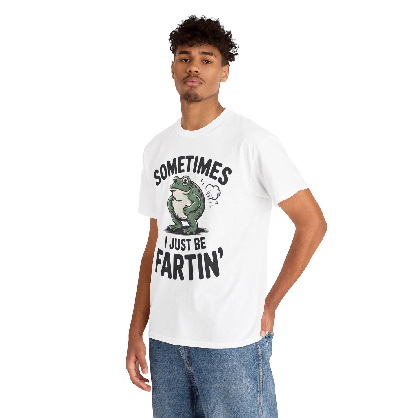 Sometimes I Just Be Fartin’ Unisex T-shirt Funny Frog Graphic | TEEZOCA 