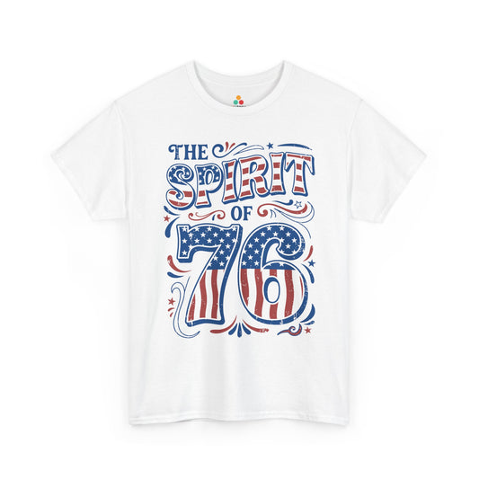 Spirit of 76 Shirt Vintage Americana Graphic Colonial T-shirt Gift | TEEZOCA 