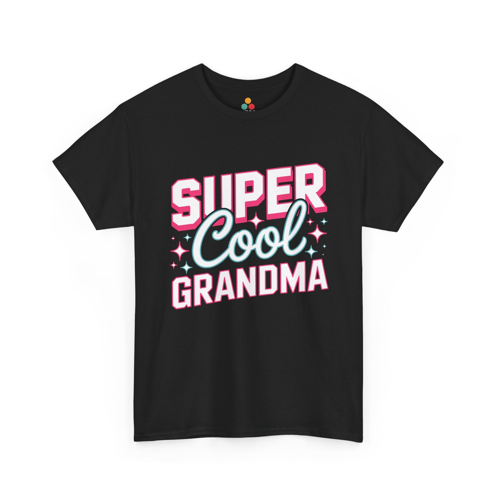 Super Cool Grandma Black T‑Shirt – Funny Cool Grandma Gift Tee | TEEZOCA 
