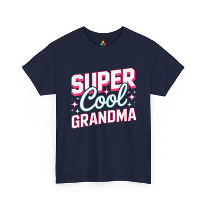 Super Cool Grandma Navy Blue T‑Shirt – Funny Cool Grandma Gift Tee | TEEZOCA 
