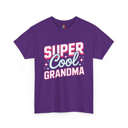 Super Cool Grandma Purple T‑Shirt – Funny Cool Grandma Gift Tee | TEEZOCA 