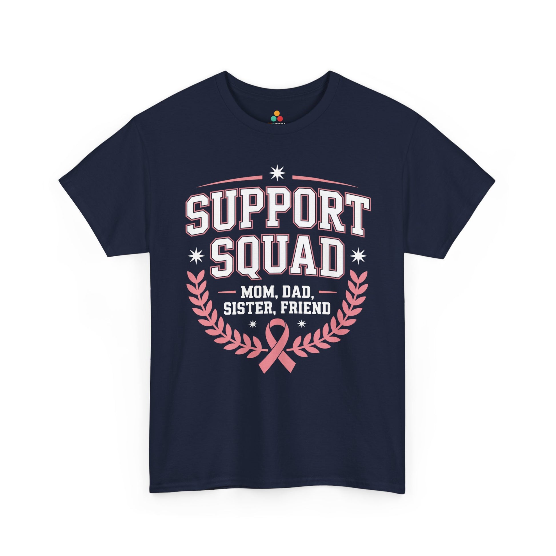 Support Squad Breast Cancer Awareness Unisex T-shirt | TEEZOCA 