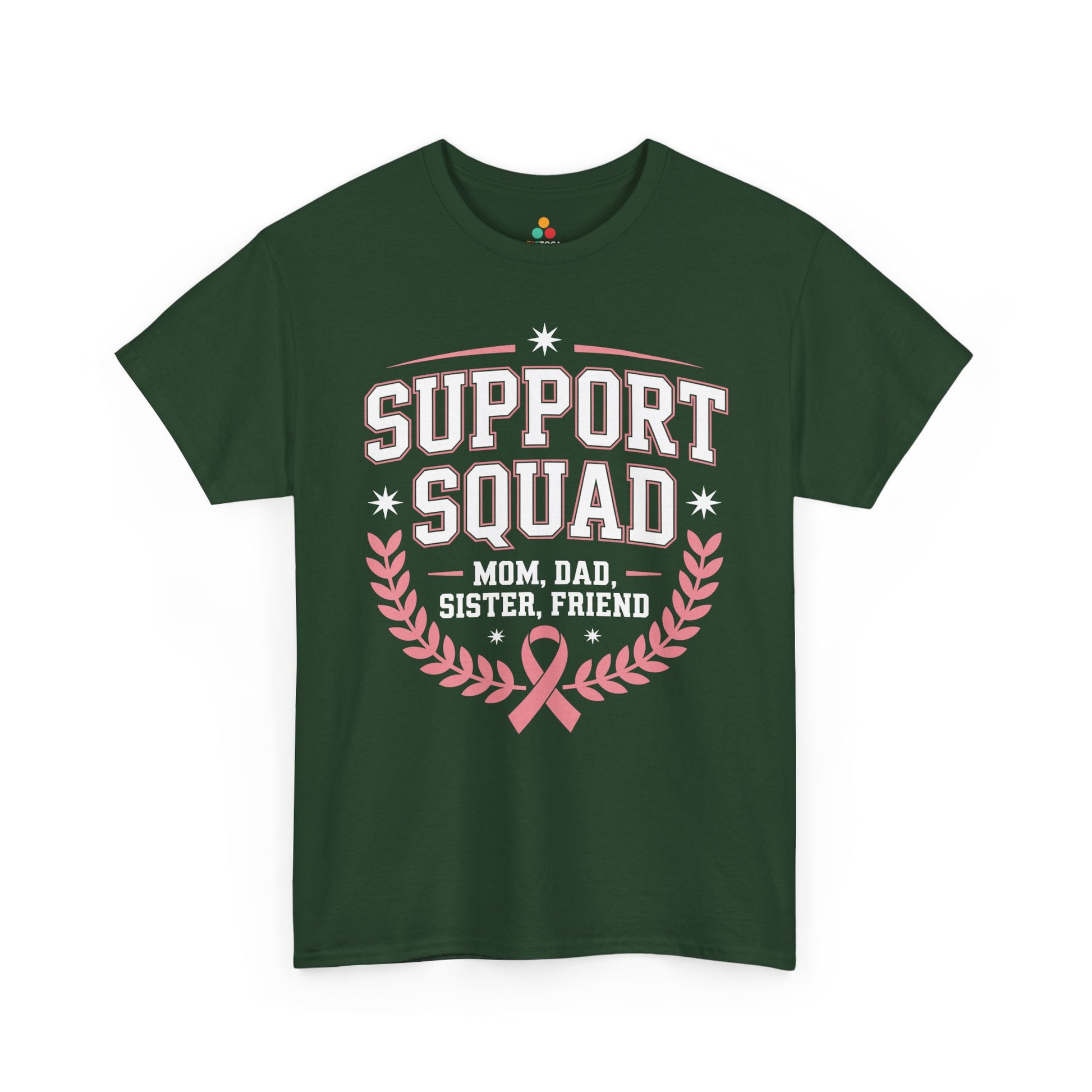 Support Squad Breast Cancer Awareness Unisex T-shirt | TEEZOCA 