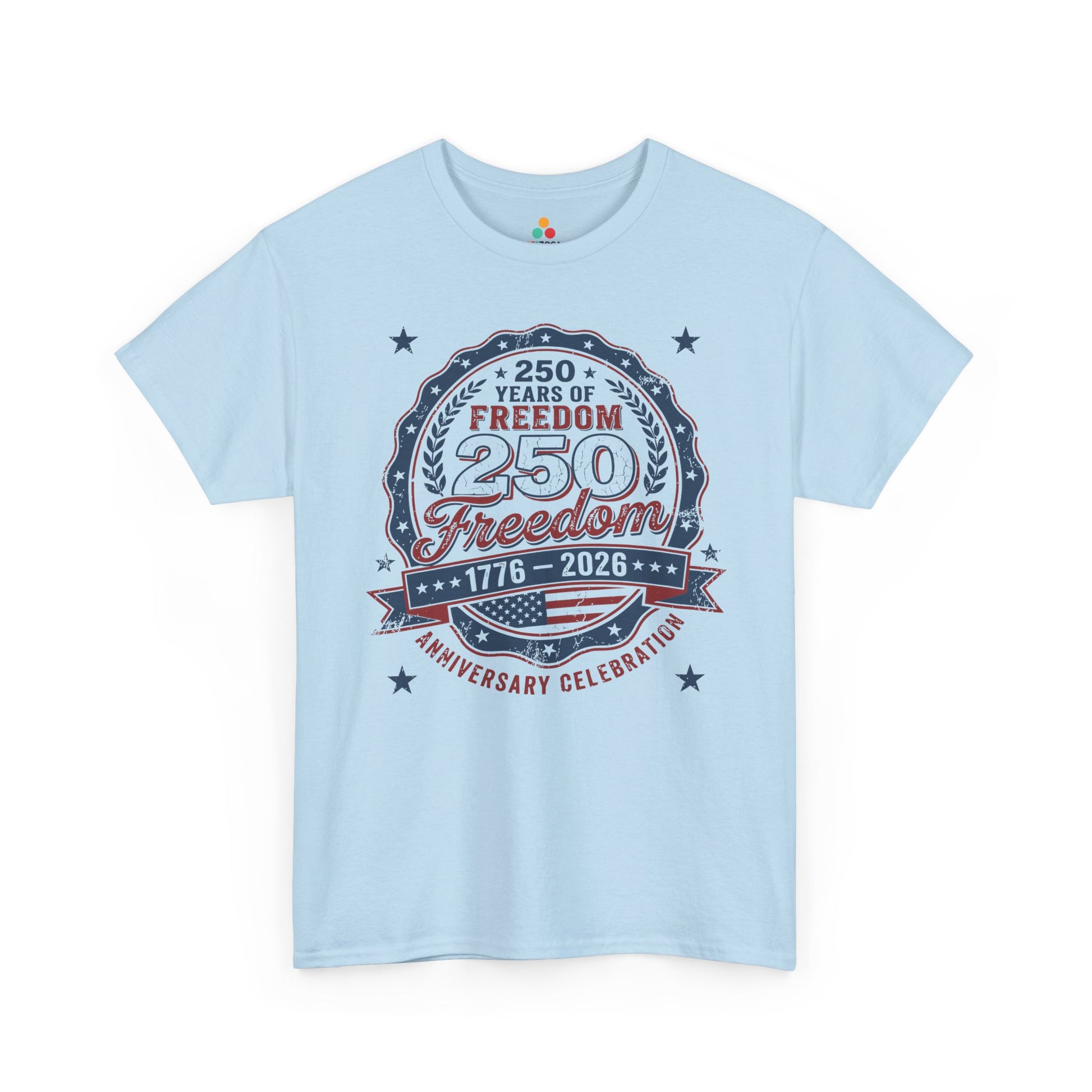 250 Years of Freedom 1776–2026 Patriotic Unisex T-shirt Gift | TEEZOCA 