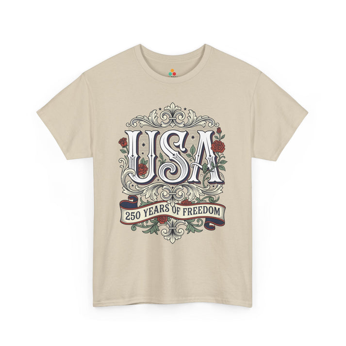 250 Years of Freedom Shirt — Vintage Americana T-shirt for Women